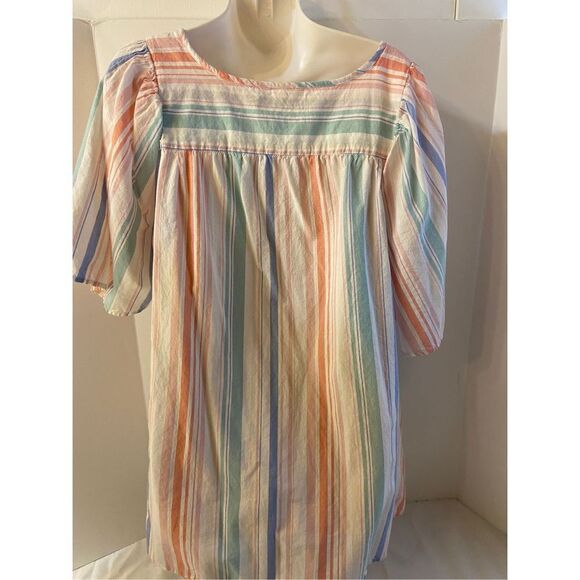 Terra Sky size 3x (24w-26w) striped top butterfly sleeves rn# 52469 - Picture 1 of 6